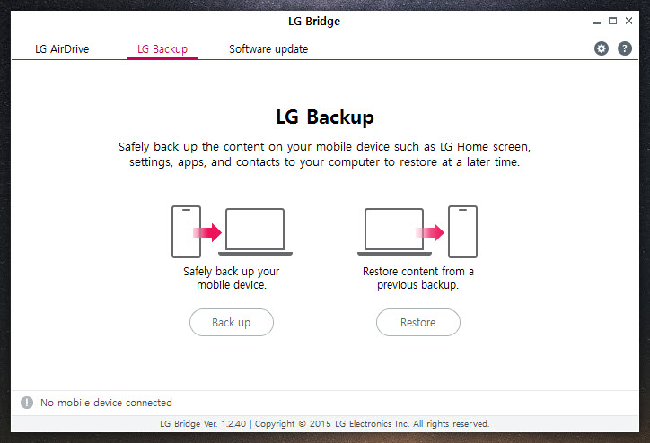 Lg Bridge Download Windows 10